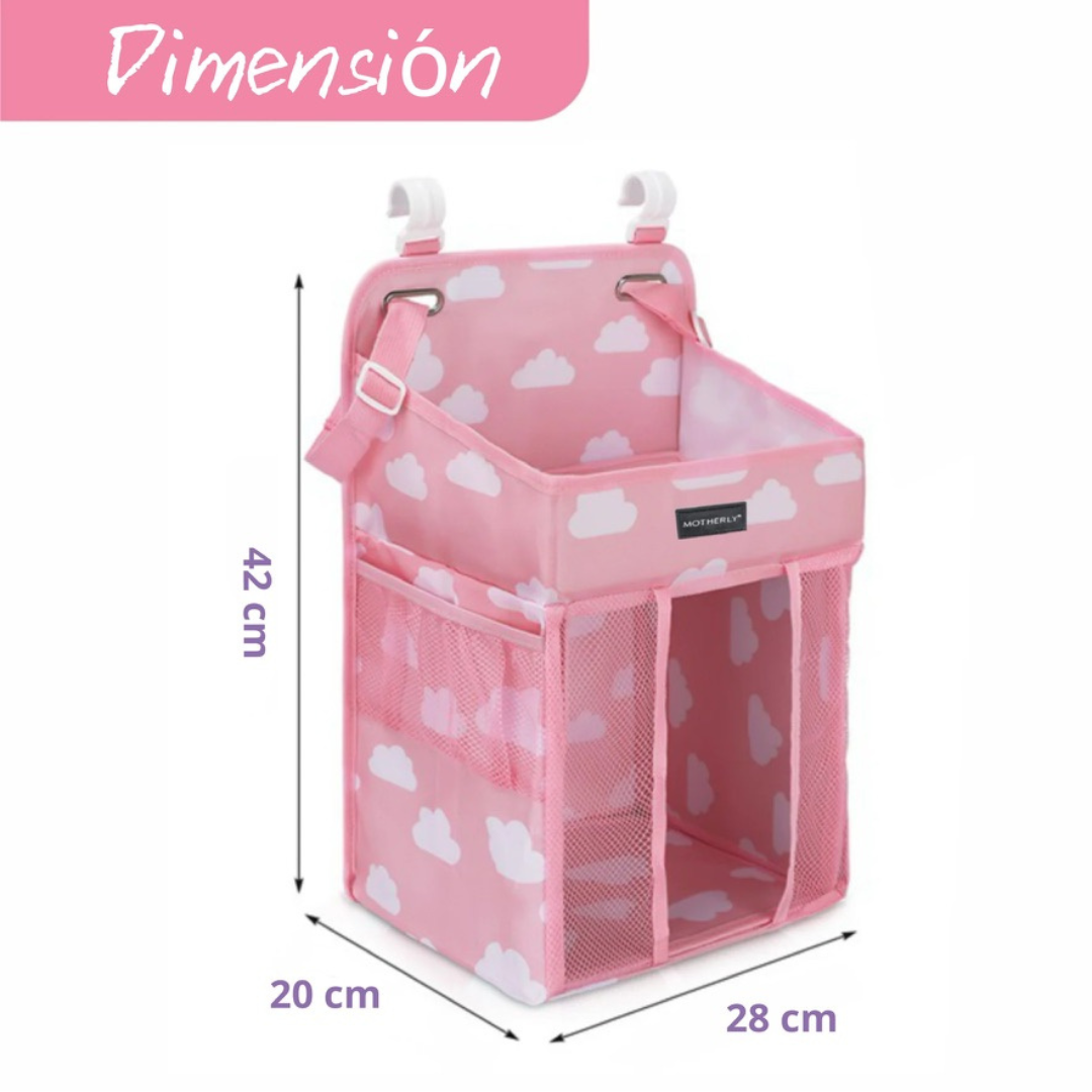 Organizador de Cuna Premium 🌸 El aliado perfecto para Mamitas que quieren todo en su lugar.